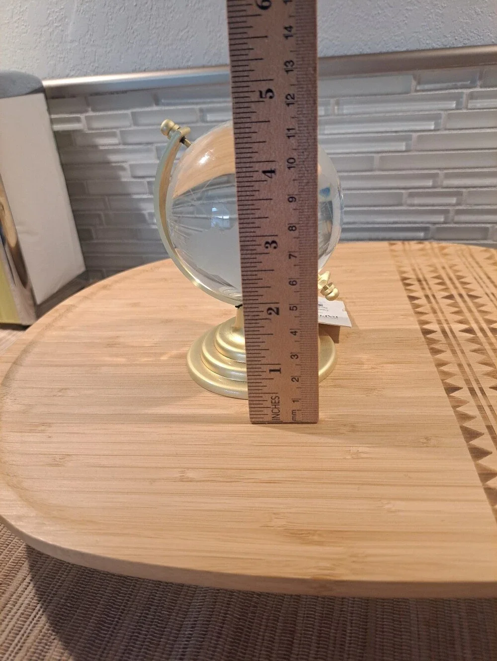 Paper Source Globe Glass Paperweight